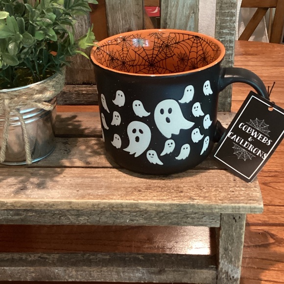 Cobwebs & Cauldrons Halloween Mug - Picture 1 of 5